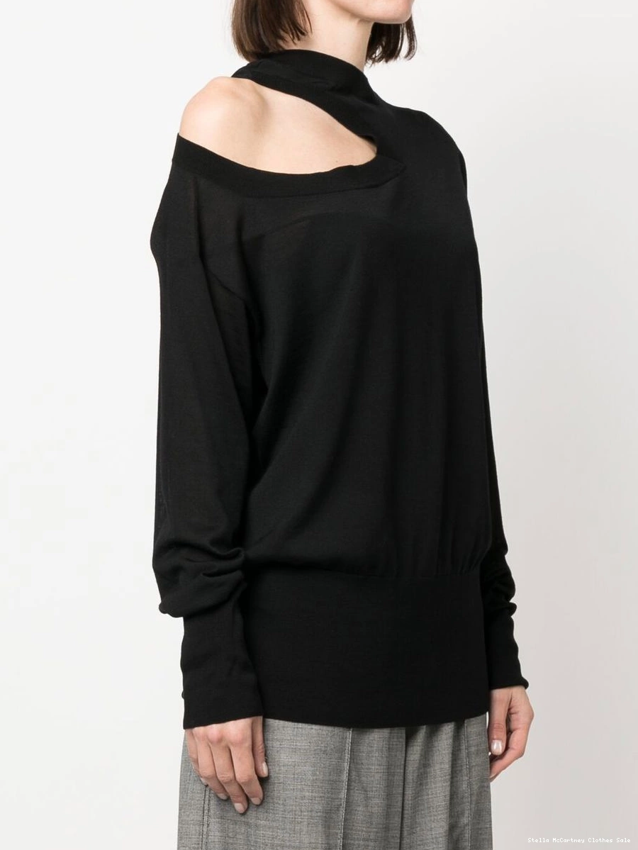 Affordable Women top McCartney knitted out-detail Stella cut 0703